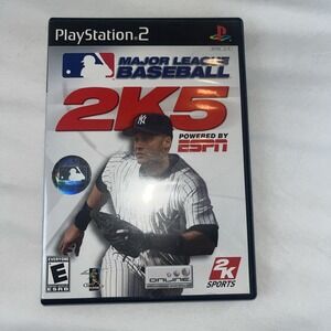 Major League Baseball 2K5 ESPN (MLB) (Sony PlayStation 2 PS2) Complete w/ Manual